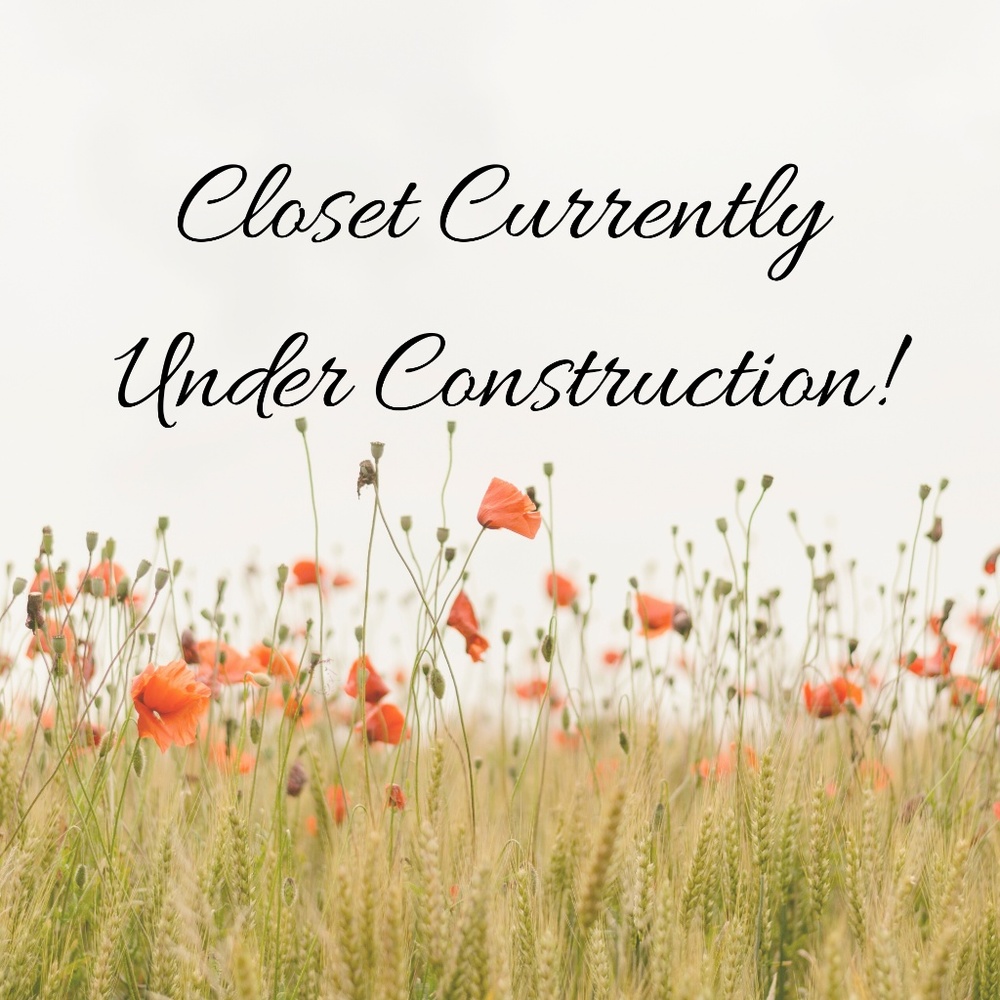 Closet Under Construction! New Items on the Way!